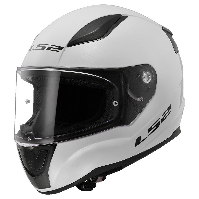 LS2 Rapid II Solid Gloss White Helmet