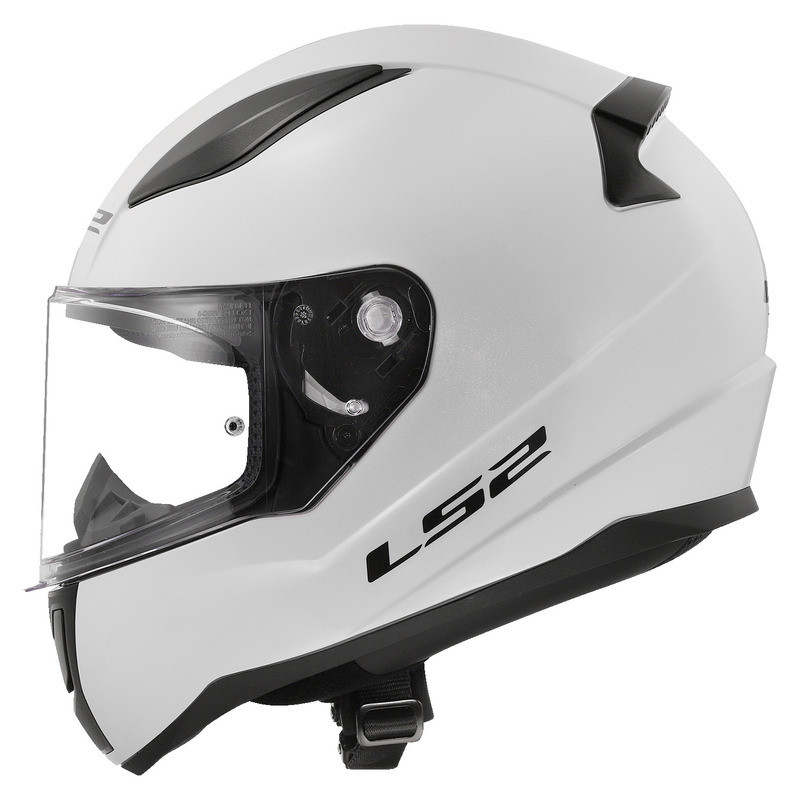 LS2 Rapid II Solid Gloss White Helmet