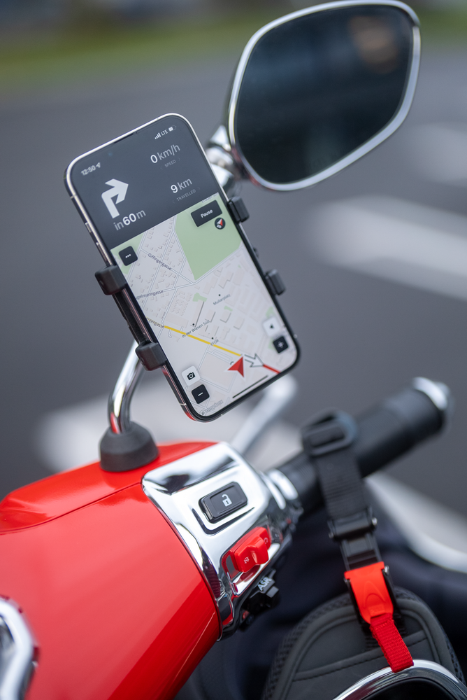 Sp Connect Universal Clamp Spc+ Moto Scooter Bundle - 52500