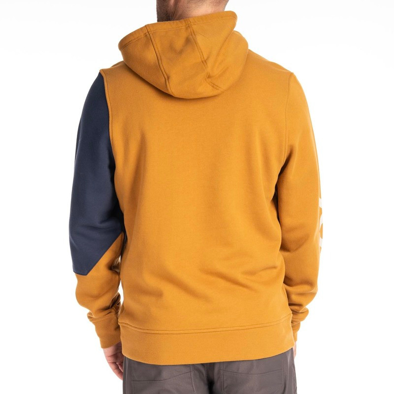 Klim Cliff Hanger Pullover Golden Brown Dress Blues Hoodie