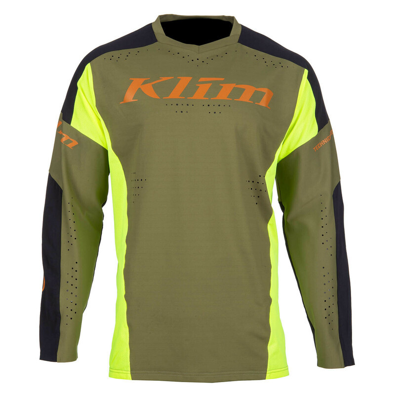 Klim XC Pro Hi-Vis Winter Moss Jersey