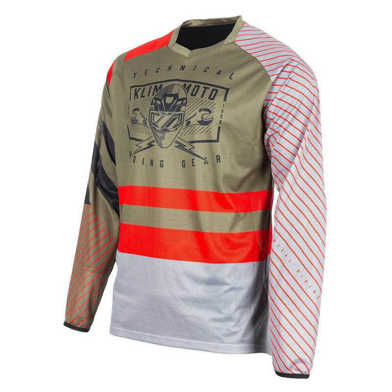 Klim Petrol Octane Winter Moss Redrock Jersey