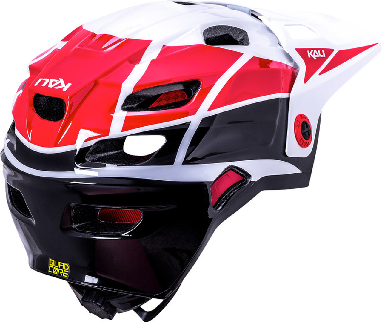 Kali Child Maya Race Gloss White Red Black Helmet