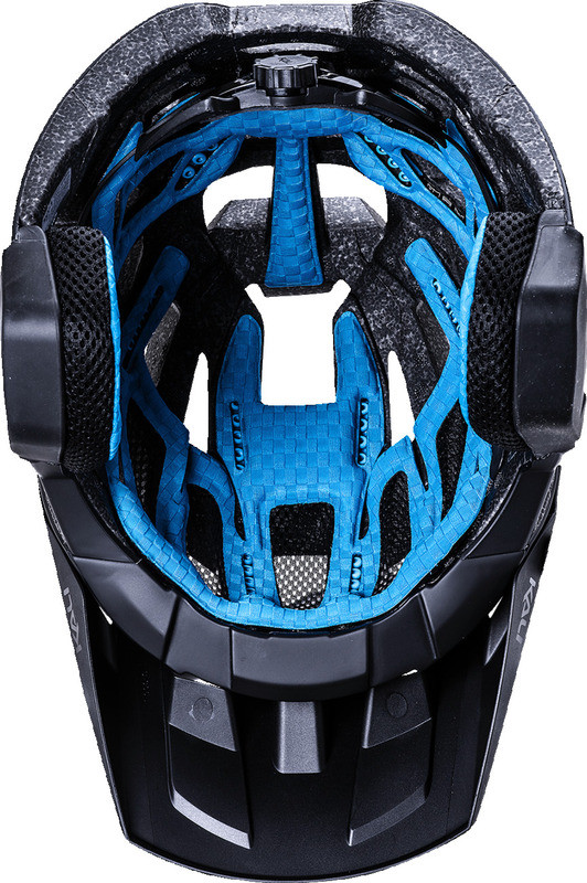 Kali Open Face Invader Black Helmet
