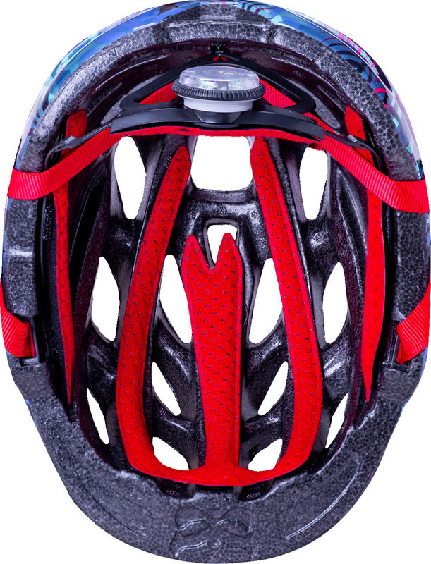 Kali Child Chakra Lighted Jungle Gloss Blue Helmet