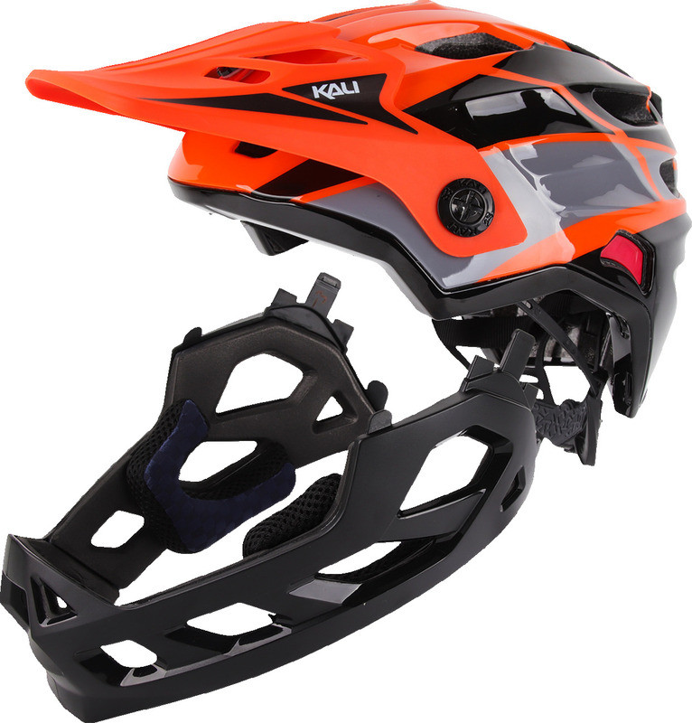 Kali Child Maya Race Gloss Orange Gray Black  Helmet