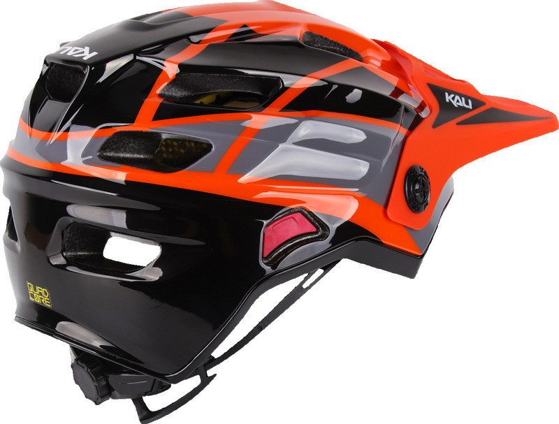 Kali Child Maya Race Gloss Orange Gray Black  Helmet