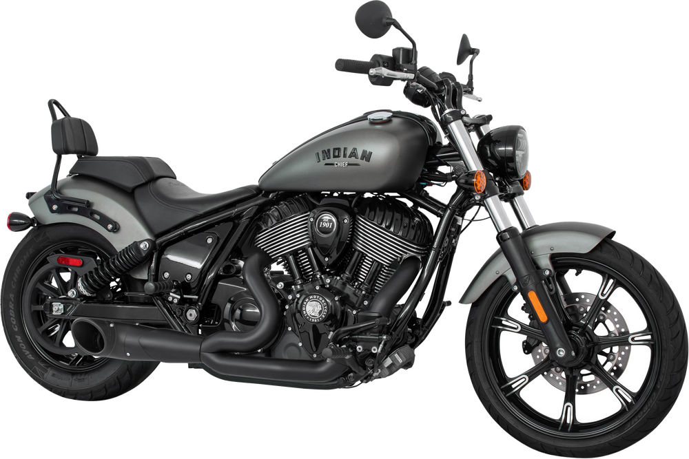 Freedom Turnout 2-1 4.5" Combat Endcap Indian Chief Pitch Bk - IN00382