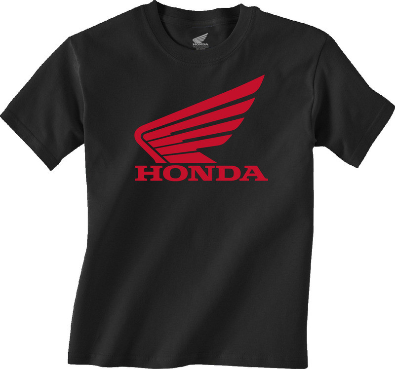 Honda Apparel Youth Wing Black T-Shirt