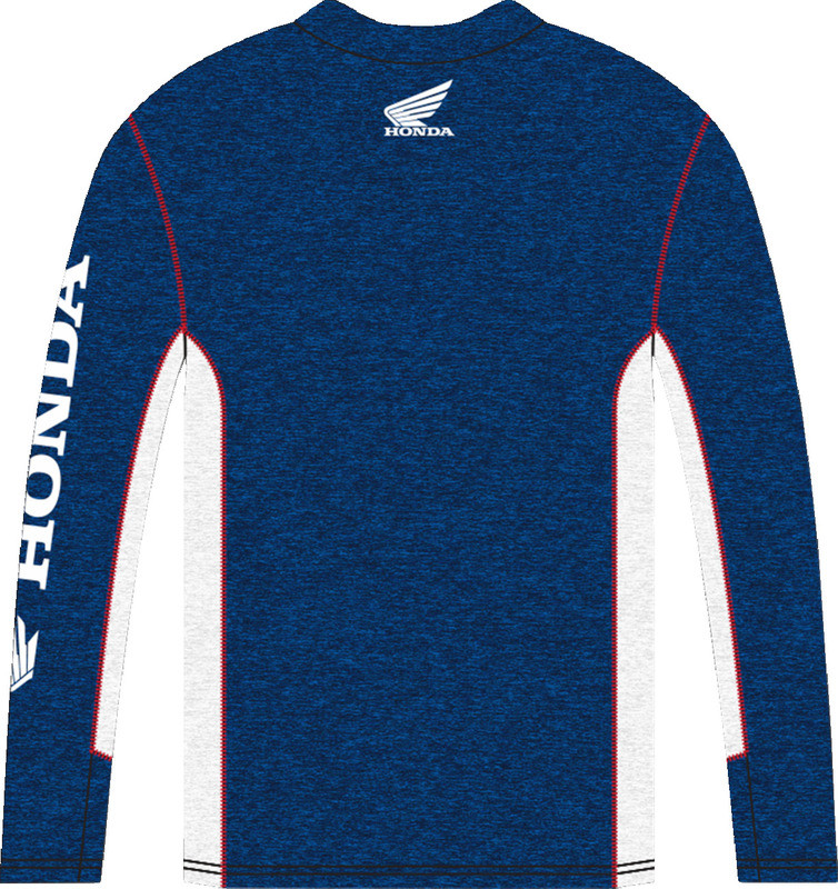 Honda Apparel HRC Long-Sleeve Navy/White T-Shirt