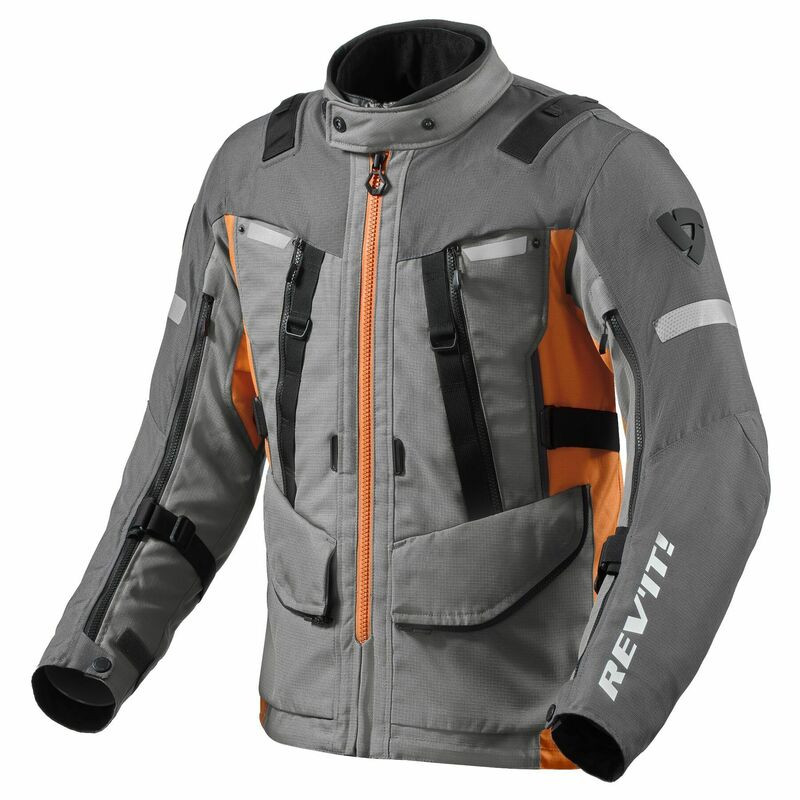 REV'IT! Sand 4 H2O Grey Orange Jacket - Speed Addicts
