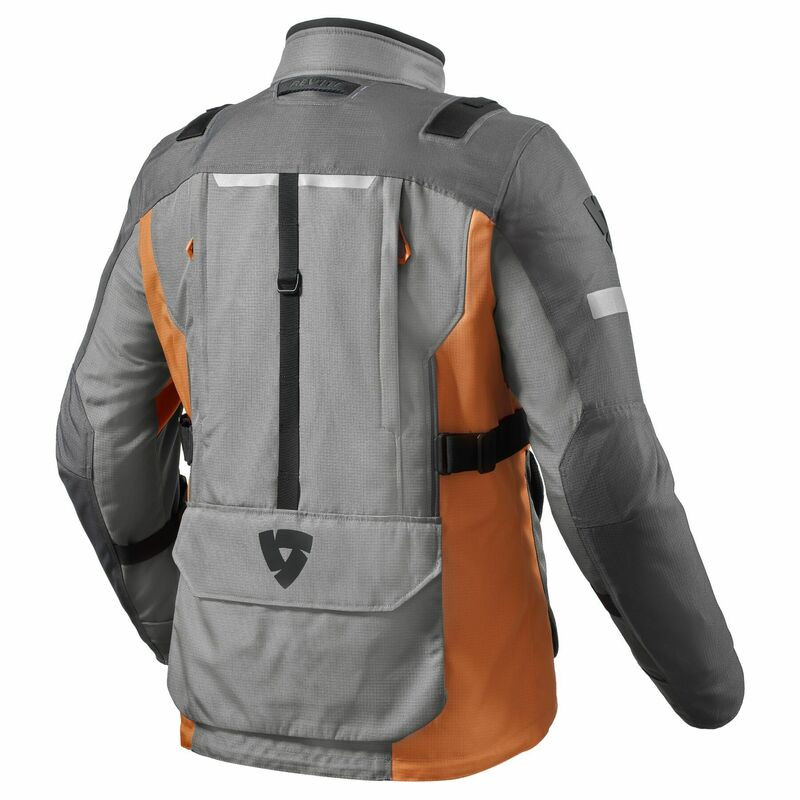 REV'IT! Sand 4 H2O Grey Orange Jacket - Speed Addicts