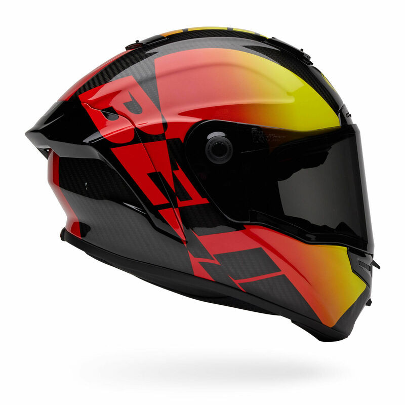 Bell Racestar DLX Flex Offset Black Red Helmet