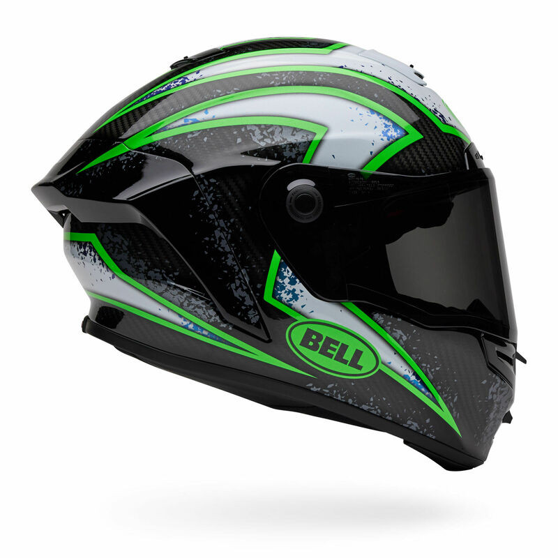 Bell Racestar DLX Flex Xenon Black Kryptonite Helmet