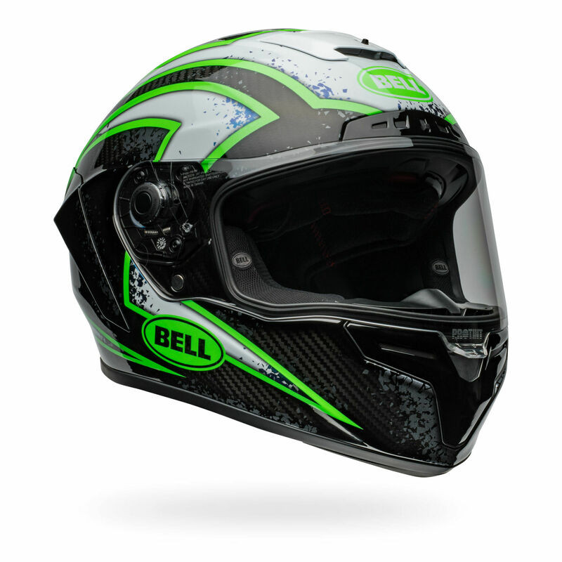 Bell Racestar DLX Flex Xenon Black Kryptonite Helmet