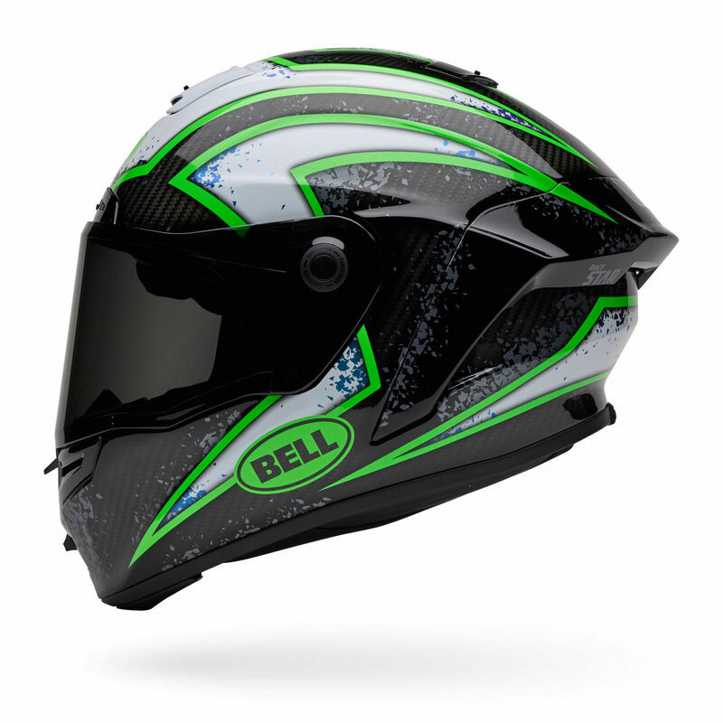 Bell Racestar DLX Flex Xenon Black Kryptonite Helmet