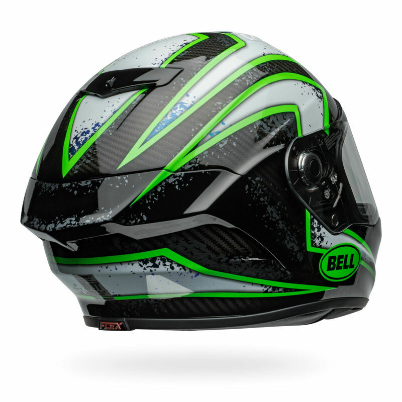 Bell Racestar DLX Flex Xenon Black Kryptonite Helmet