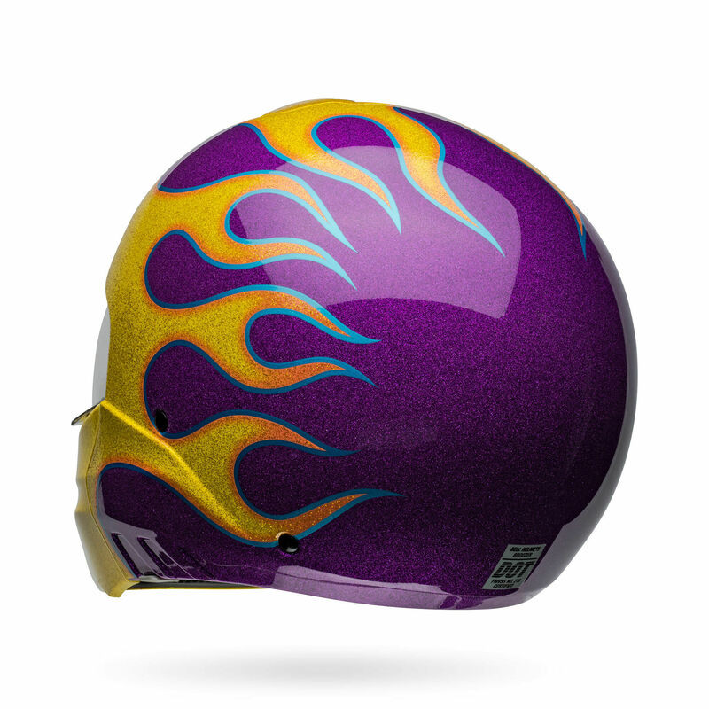Bell Broozer Ignite Purple Yellow Helmet - Speed Addicts
