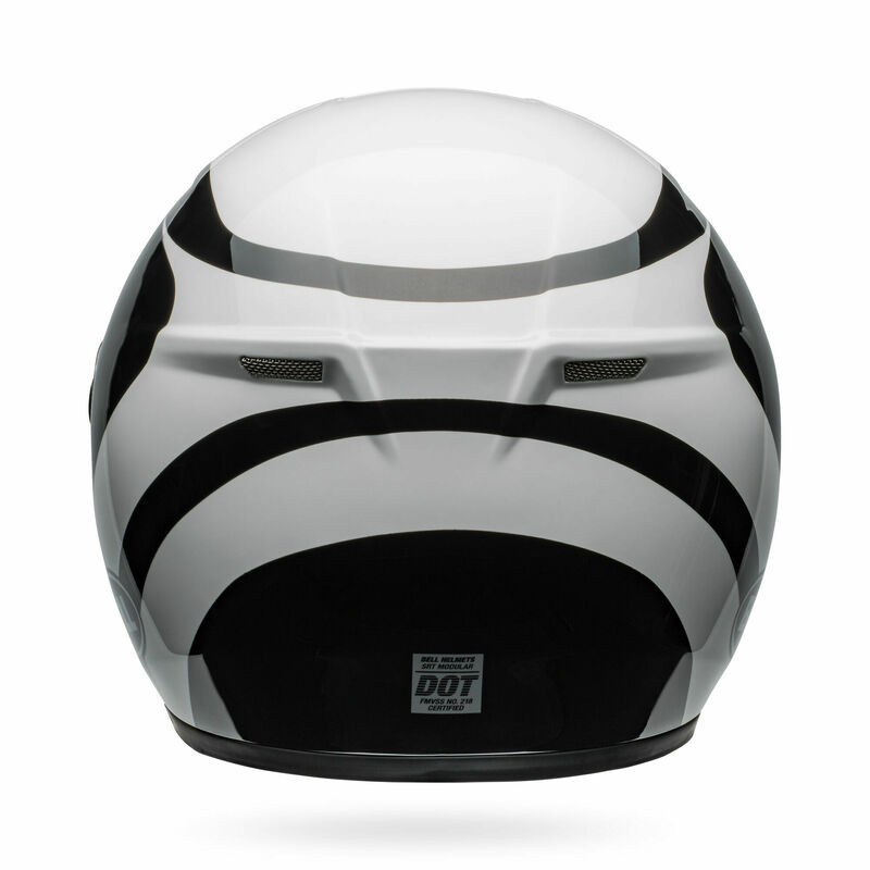 Bell SRT Modular Velo White Black Helmet