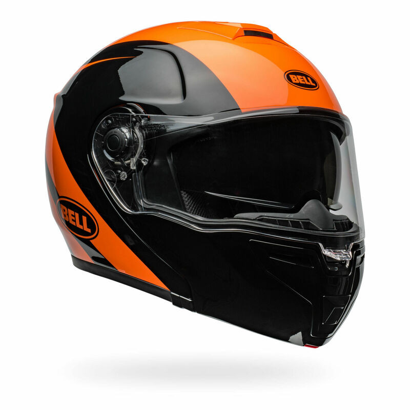 Bell SRT Modular Velo Black Orange Helmet - Speed Addicts
