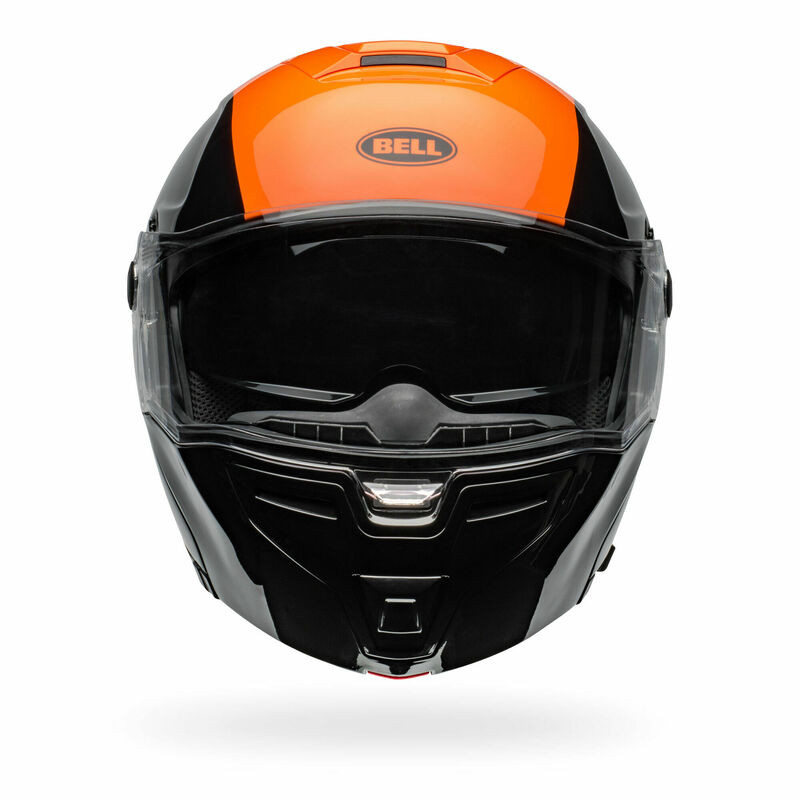Bell SRT Modular Velo Black Orange Helmet - Speed Addicts