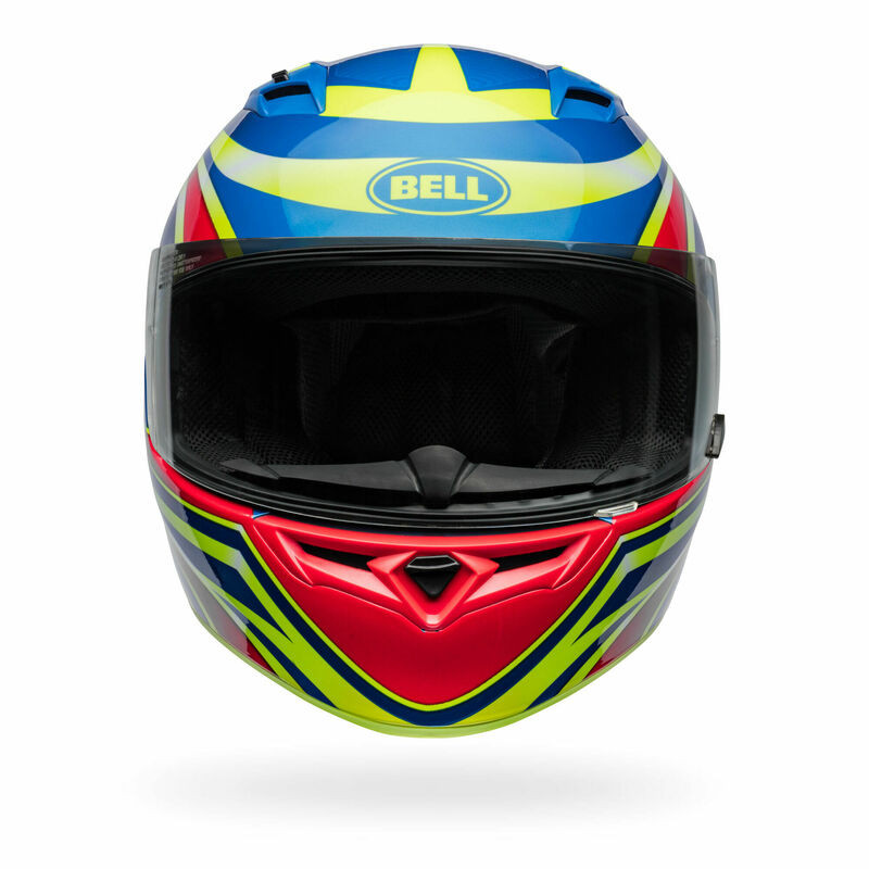 Bell Qualifier Conduit Retina Blue Helmet