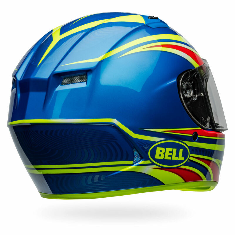 Bell Qualifier Conduit Retina Blue Helmet