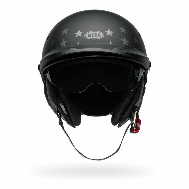 Bell Pit Boss Banner Matte Black Red Helmet