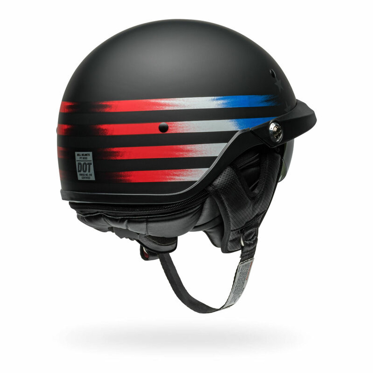 Bell Pit Boss Banner Matte Black Red Helmet