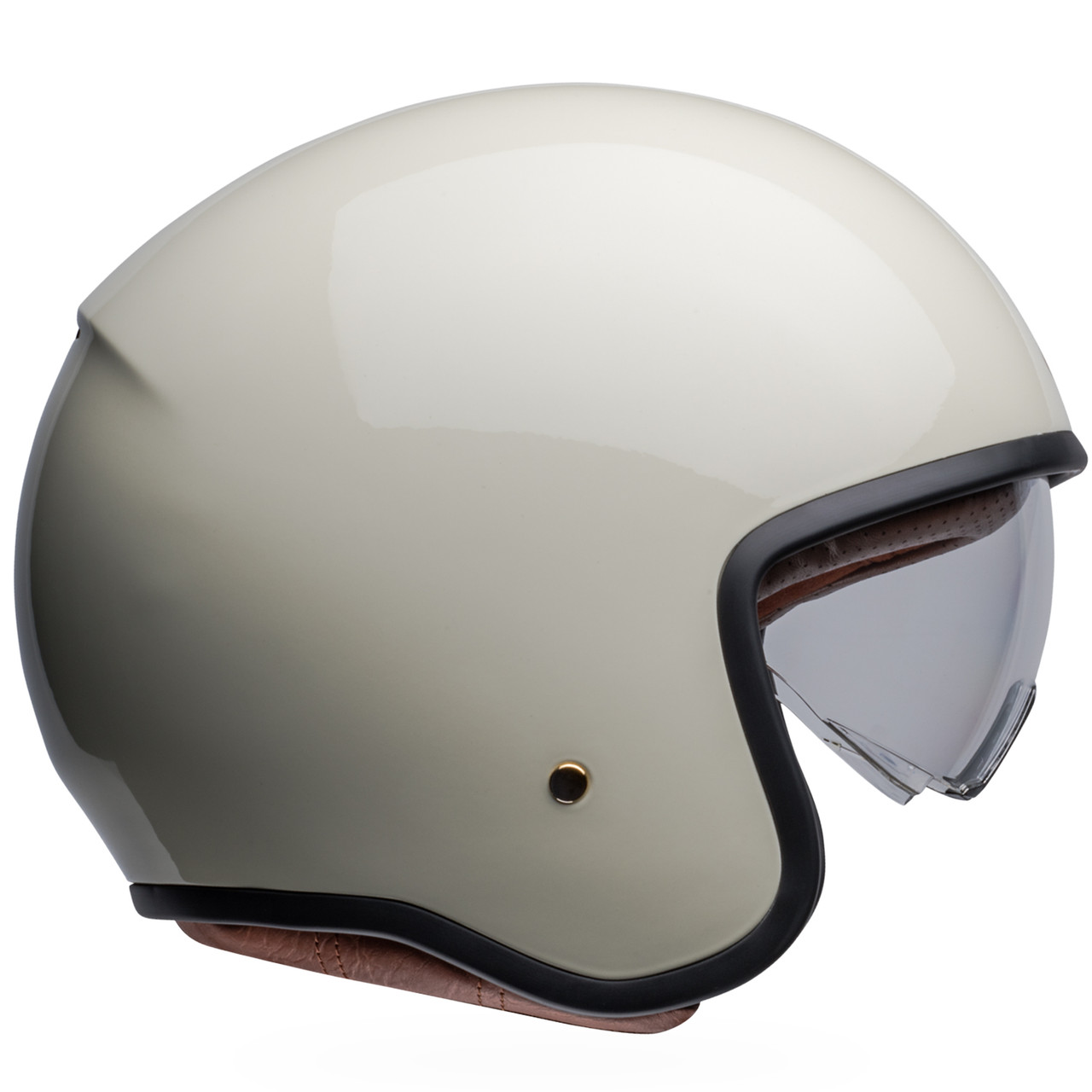 Bell TX-501 Vintage White Helmet