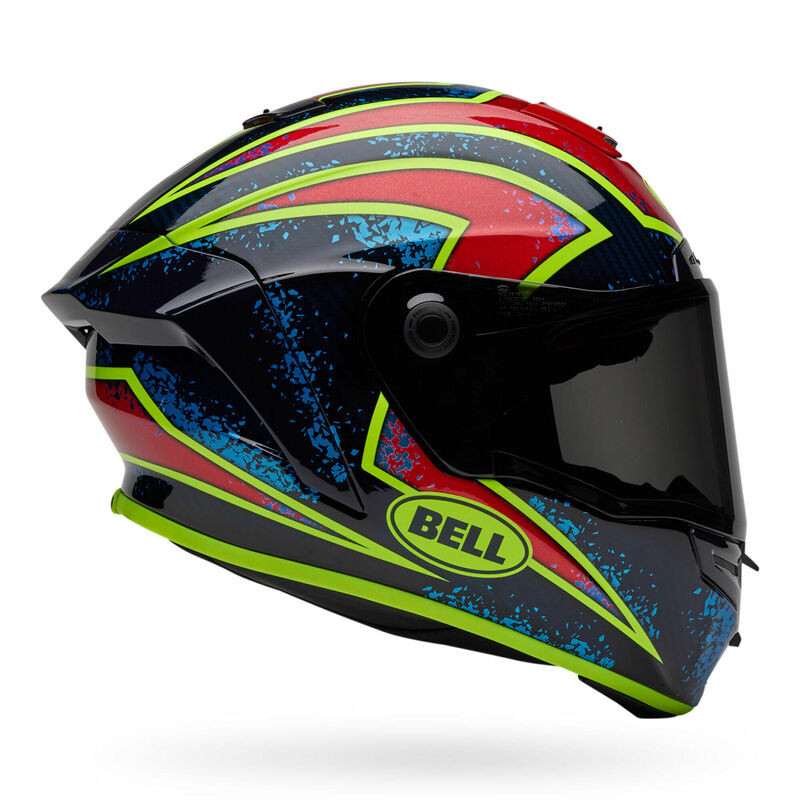 Bell Racestar DLX Flex Xenon Blue Retina Helmet