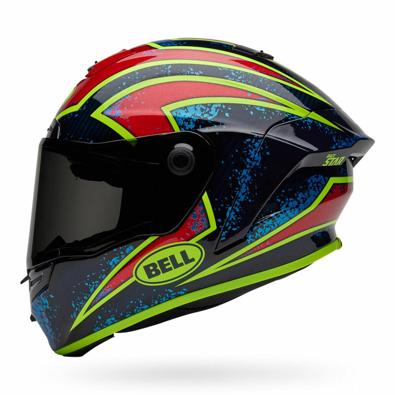 Bell Racestar DLX Flex Xenon Blue Retina Helmet