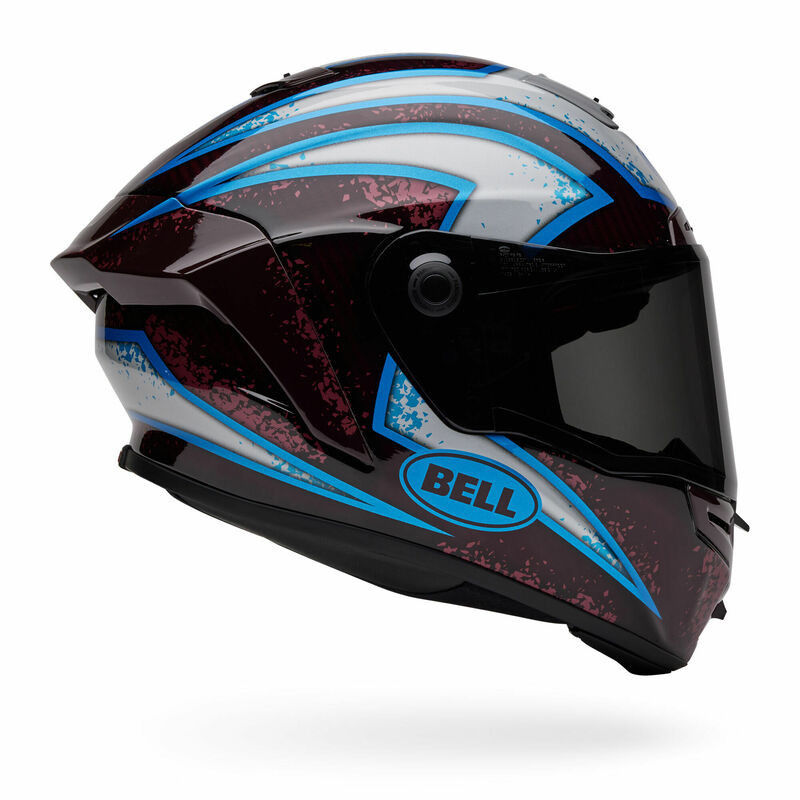 Bell Racestar DLX Flex Xenon Red Silver Helmet
