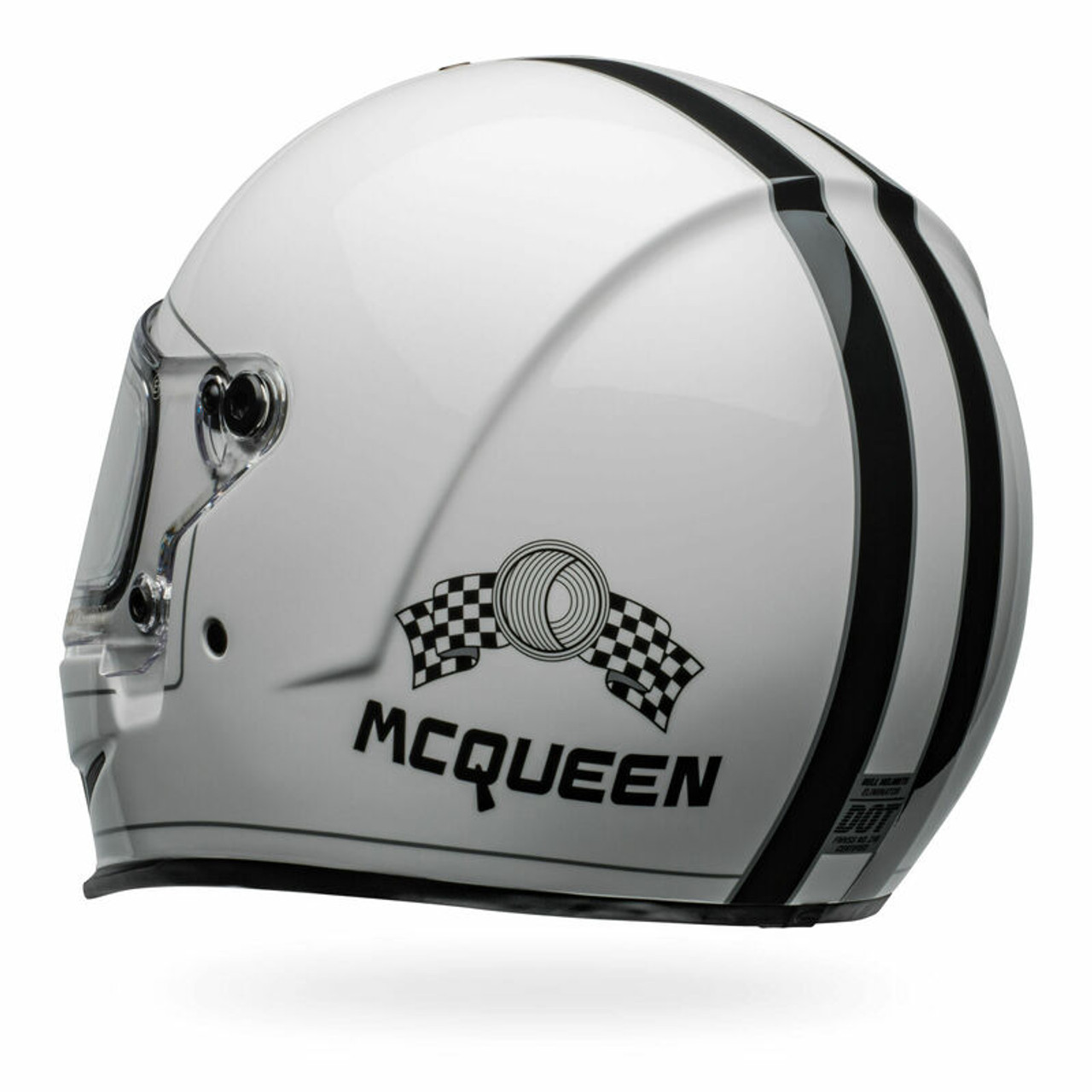 Bell Eliminator 2.0 Steve McQueen White Helmet