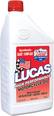 Lucas Synthetic High Performance Oil 10W-50 32Oz - 10716