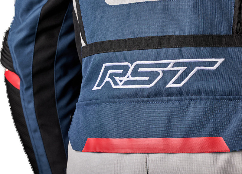 RST Pro Series Adventure-X CE Silver Blue Red Jacket