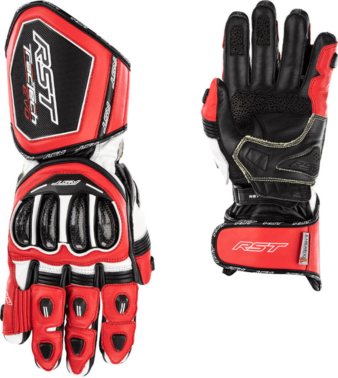 RST Tractech Evo 4 CE Red White Black Glove