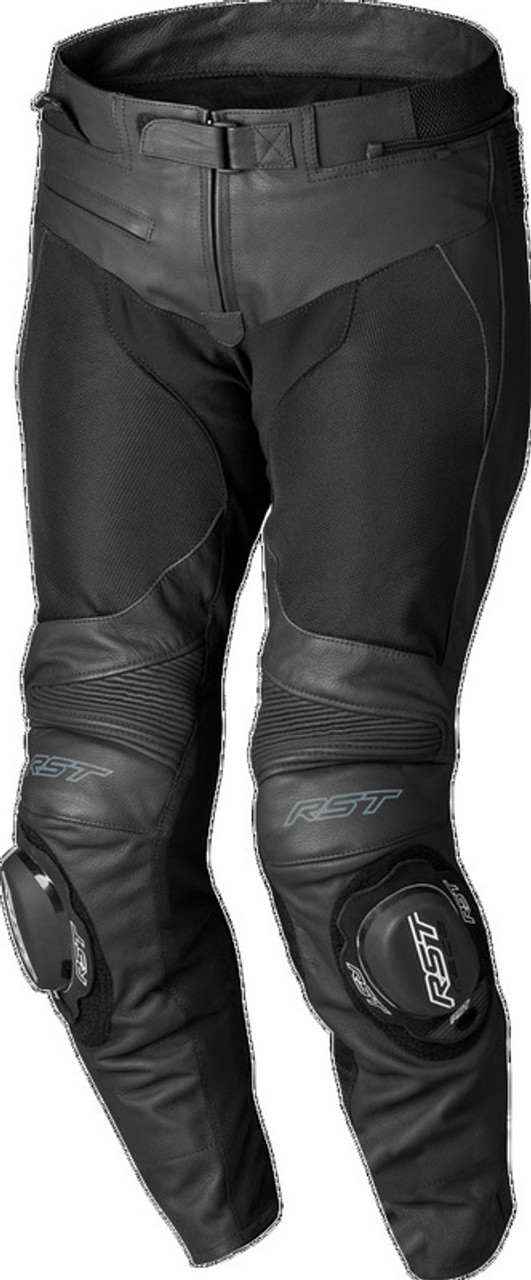RST S1 Mesh CE Black Leather Pants