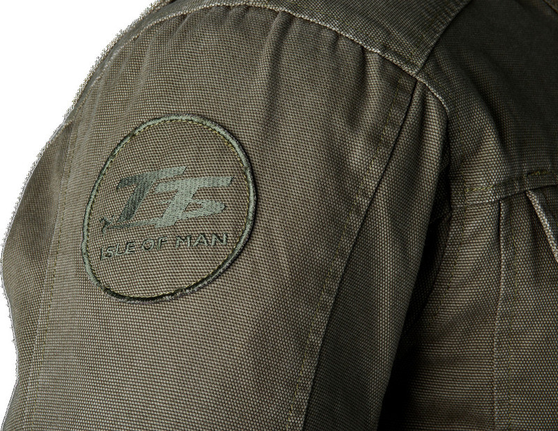 RST IOM TT Crosby 2 CE Olive Jacket