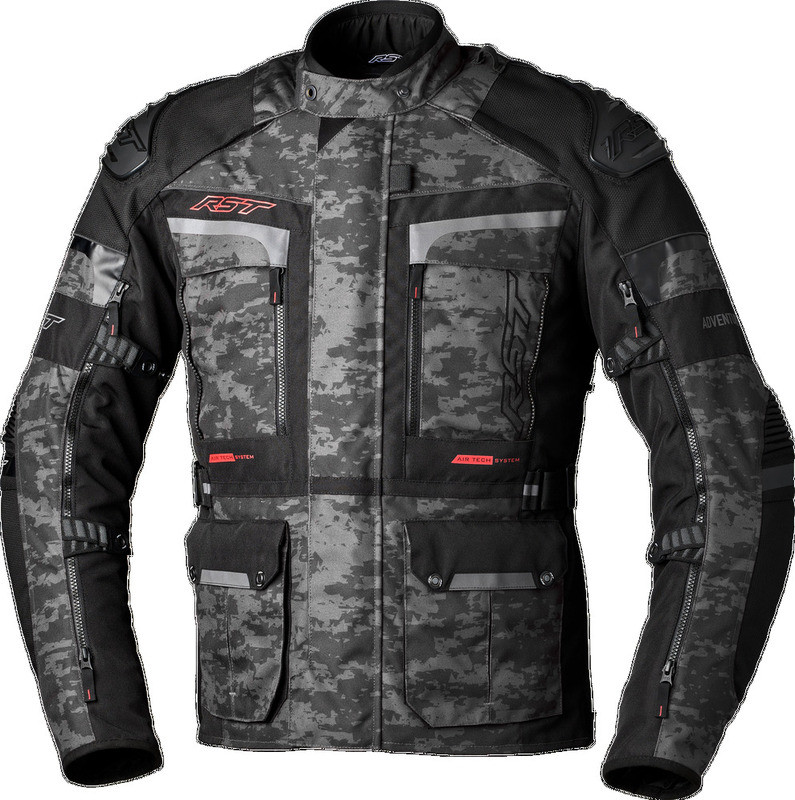 RST Pro Series Adventure-X CE Grey Camo Jacket