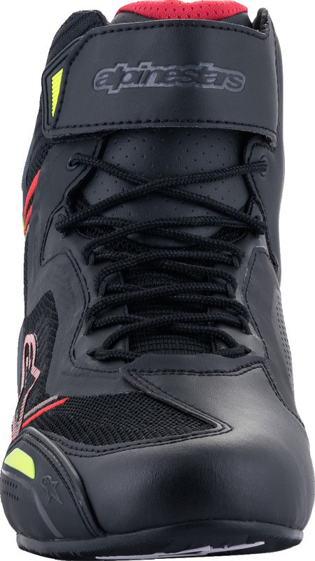 Alpinestars Faster-3 Rideknit Black Red Yellow Shoes