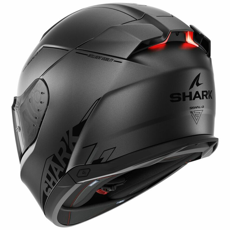 Shark Skwal i3 Blank SP Matte Black Anthracite Helmet