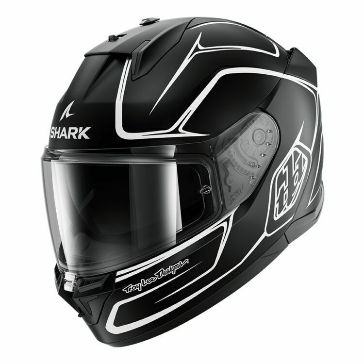 Shark D-Skwal 3 Matte Drone Black White Helmet