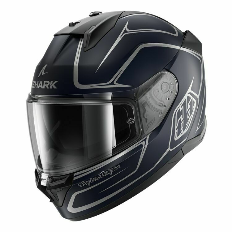 Shark D-Skwal 3 Matte Drone Blue Silver Helmet