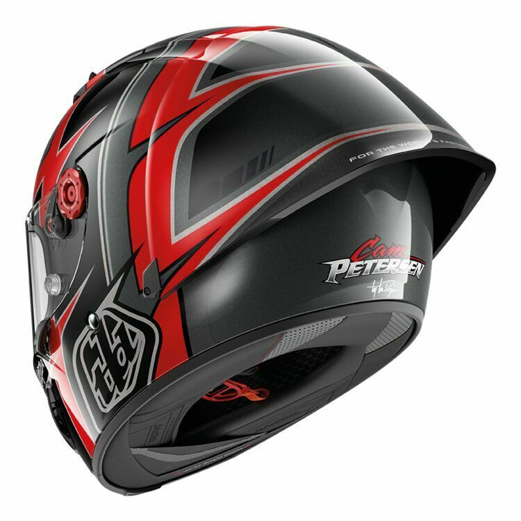 Shark Race-R Pro Cam Petersen Black Anthracite Red Carbon Helmet