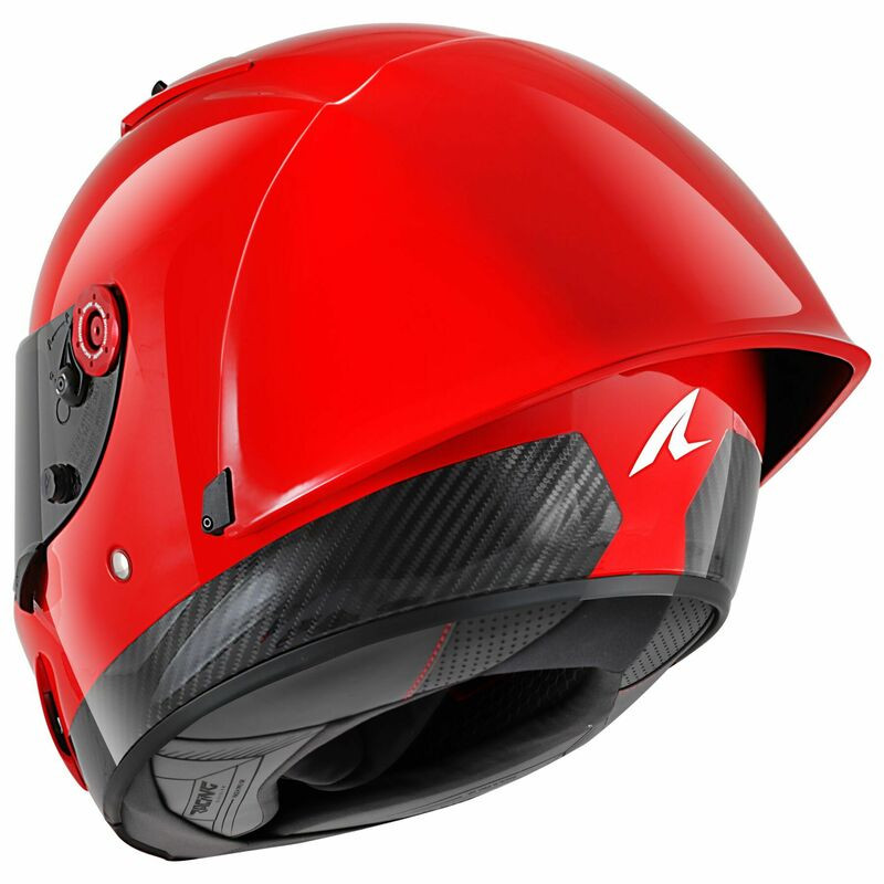 Shark Race-R Pro Blank GP Spoiler Red Carbon Helmet