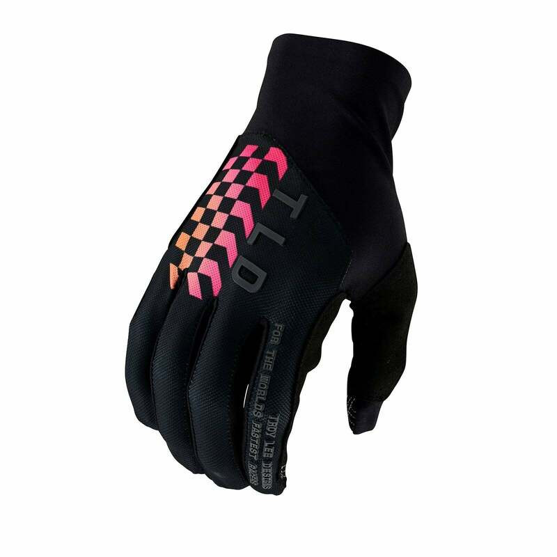 Troy Lee Designs Flowline Flipped Black Gloves