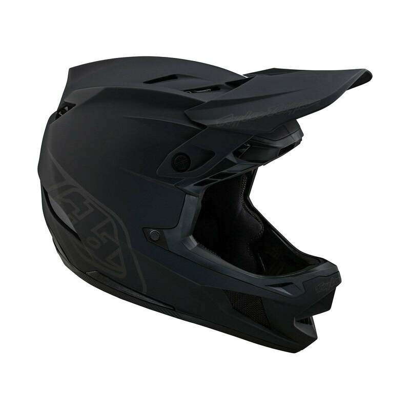 Troy Lee Designs D4 Polyacrylite Stealth Black Helmet