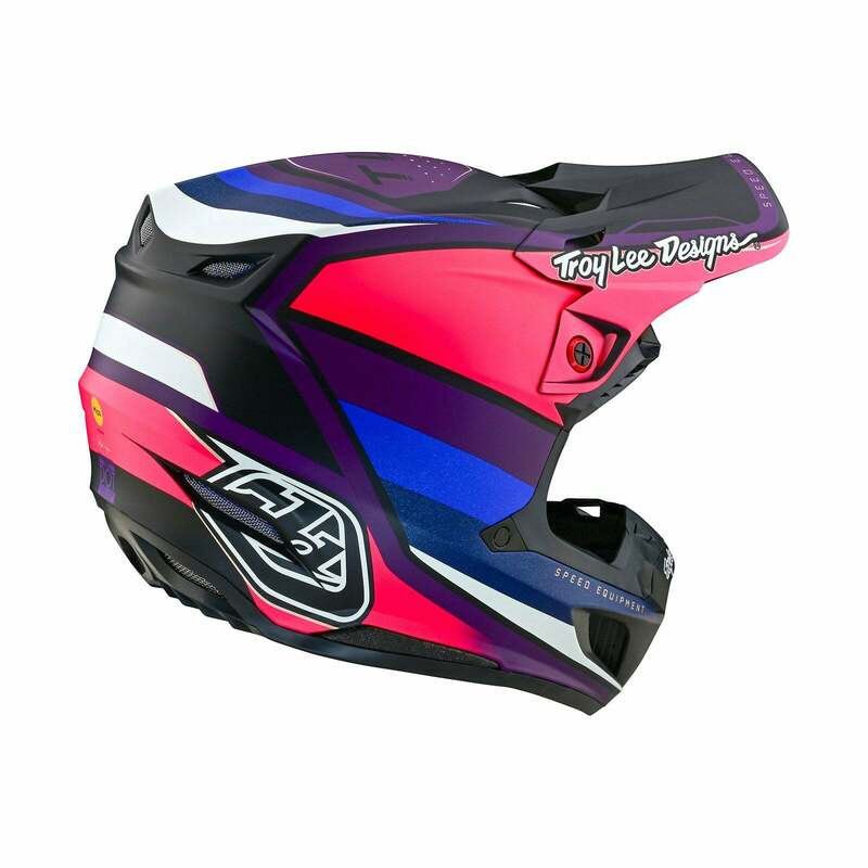 Troy Lee Designs SE5 Composite Reverb Black Purple Helmet