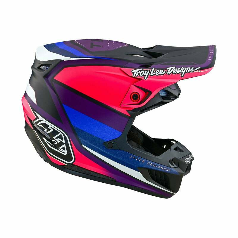 Troy Lee Designs SE5 Composite Reverb Black Purple Helmet